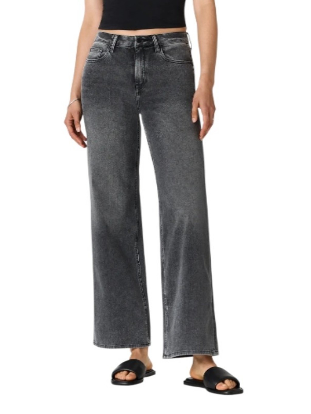 Quince Bella Stretch Relaxed Straight High-Rise Denim Jeans